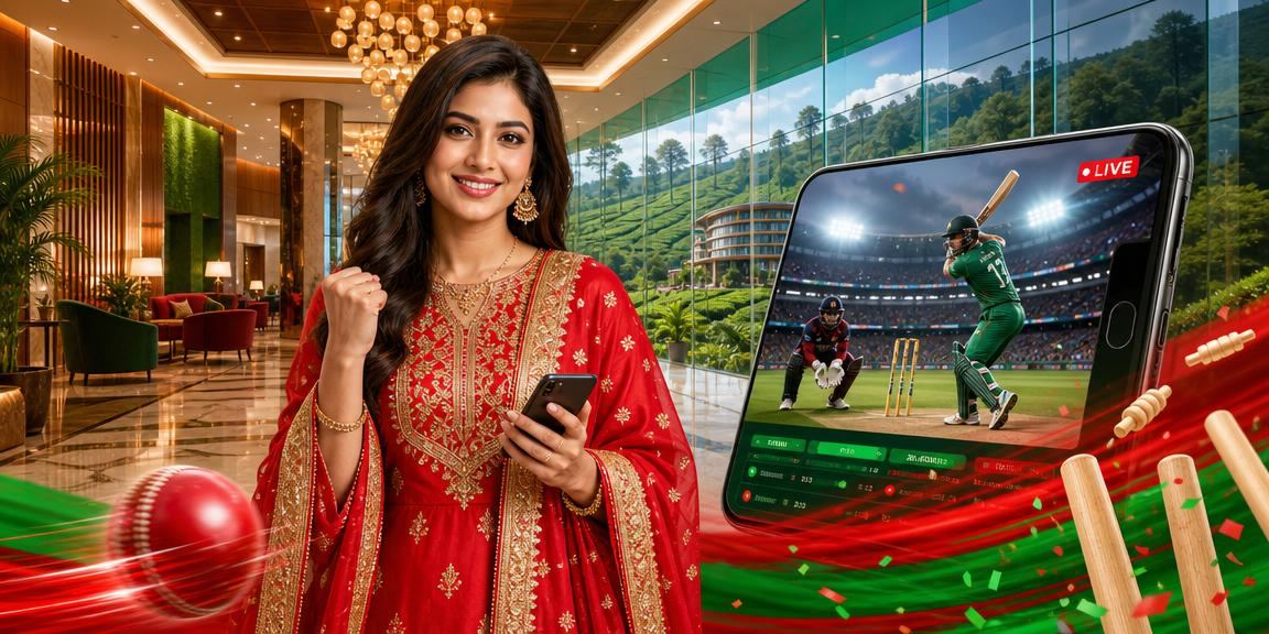 সিলেটে ক্রিকেট বেটিং প্ল্যাটফর্ম ব্যবহার করছেন একজন ক্রীড়া অনুরাগী