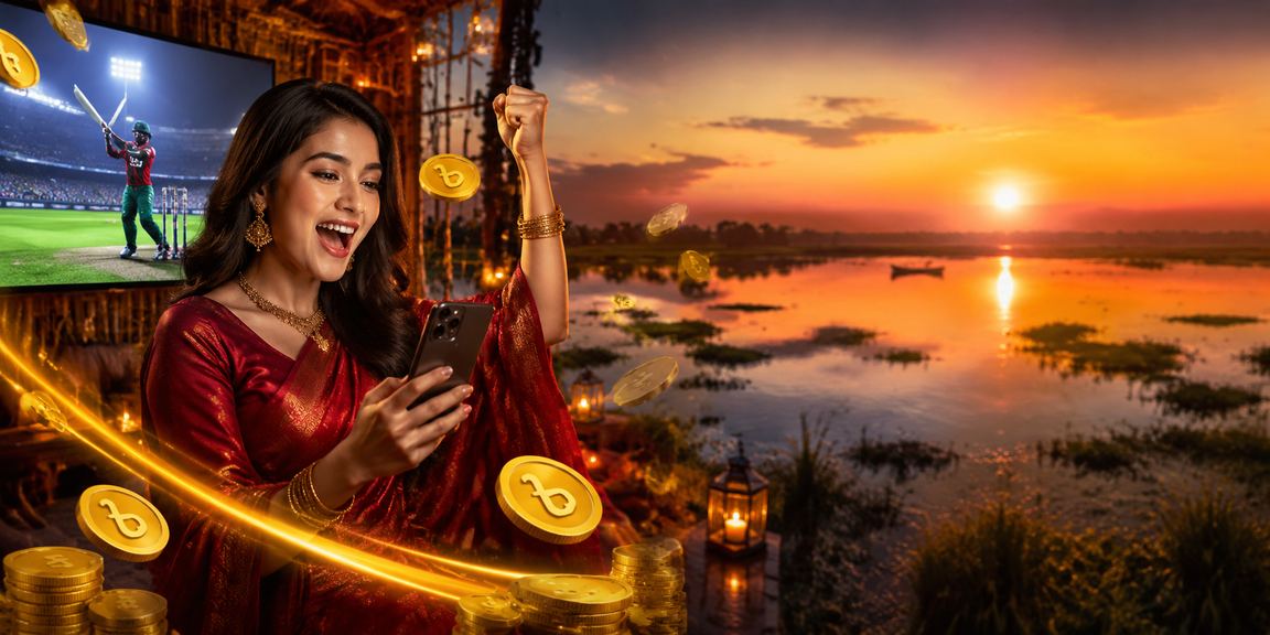 টাঙ্গুয়ার হাওরের পাশে একজন বাংলাদেশি ব্যবহারকারী bKash দিয়ে 15arp9 জ্যাকপটে ডিপোজিট করছেন